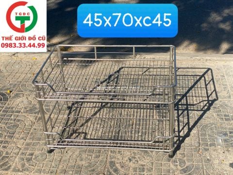 KỆ BẾP - KỆ CHÉN BÁT INOX 2 TẦNG