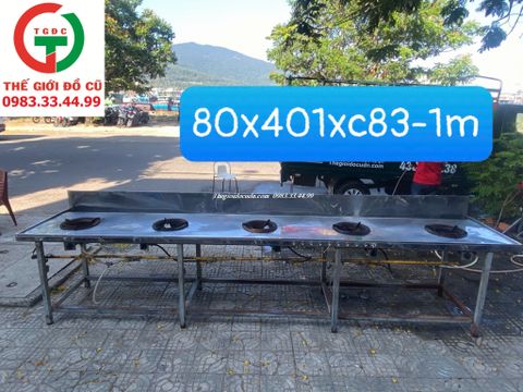 BẾP KHÈ INOX 5 HỌNG