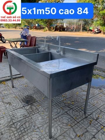 CHẬU RỬA INOX 2 HỌNG VUÔNG