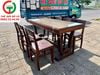 BỘ BÀN TRÀ  - BÀN ĂN 6 GHẾ GỖ GÕ XƯA