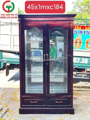 TỦ GỖ KÍNH ĐỂ ĐỒ DÙNG GIA ĐÌNH