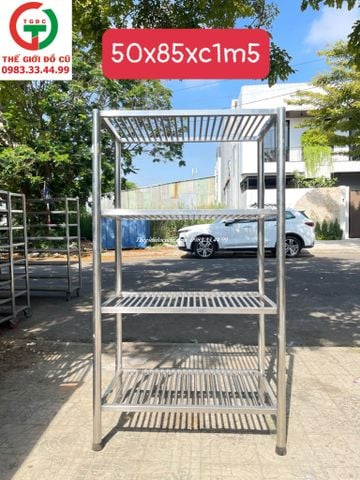 KỆ BẾP INOX 4 TẦNG - KỆ CHÉN BÁT INOX