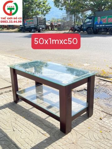 BÀN TRÀ SALON GỖ KÍNH