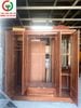TỦ ÁO QUẦN 4 CÁNH GỖ XOAN ĐÀO TỰ NHIÊN