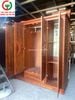 TỦ ÁO QUẦN 4 CÁNH GỖ XOAN ĐÀO TỰ NHIÊN