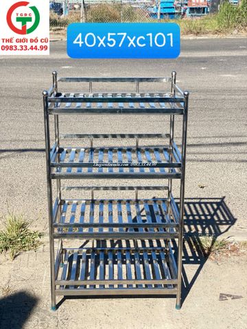 KỆ CHÉN BÁT INOX 4 TẦNG