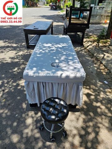 GIƯỜNG SOA MÁT XA KHUNG GỖ