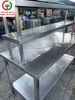 BÀN CHẾ BIẾN INOX - BÀN BẾP INOX LIỀN KỆ