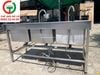 CHẬU RỬA INOX 3 HỌNG VUÔNG
