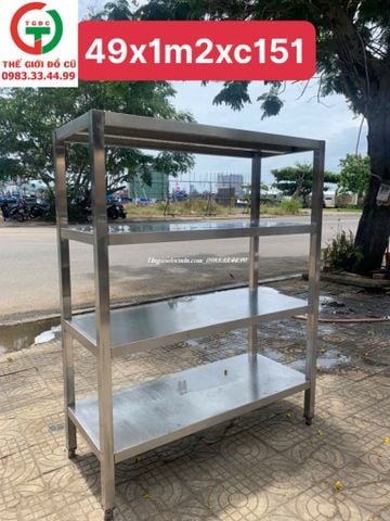 KỆ BẾP INOX 4 TẦNG
