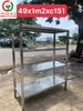 KỆ BẾP INOX 4 TẦNG