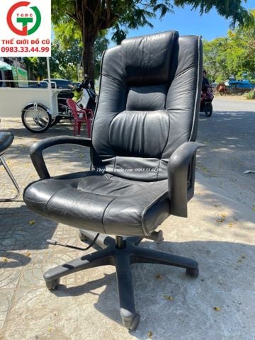 GHẾ XOAY HOÀ PHÁT ĐỆM DA VĂN PHÒNG