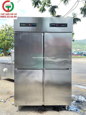 TỦ ĐÔNG INOX CÔNG NGHIỆP 4 CÁNH