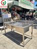 CHẬU RỬA INOX 2 HỌNG VUÔNG