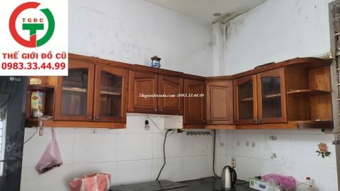 GIAN TỦ GỖ BẾP TRÊN