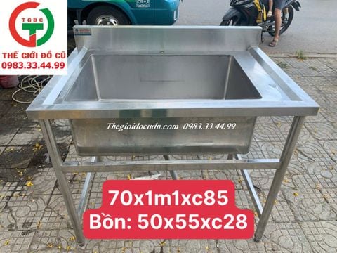 CHẬU RỬA INOX 1 HỌNG
