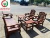 SALON GỖ HƯƠNG TAY CUỐN XƯA