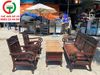 BỘ BÀN GHẾ SALON GỖ TAY CUỐN XƯA