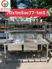 CHẬU RỬA INOX 2 HỌNG VUÔNG LIỀN KỆ
