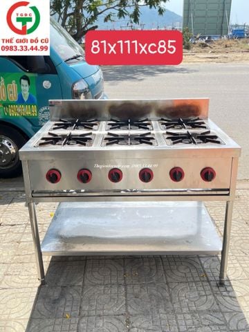 BẾP GA CÔNG NGHIỆP 6 HỌNG