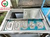THÙNG ĐỰNG ĐÁ INOX CÓ KHAY TOPPING