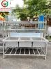 CHẬU RỬA INOX 3 HỌNG VUÔNG
