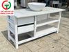 TỦ RỬA LAVABO MẶT ĐÁ GỖ TỰ NHIÊN