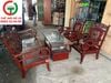 BỘ SALON GỖ TAY CUỐN XƯA