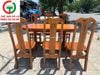 BỘ BÀN ĂN OVAL 6 GHẾ GỖ XOAN ĐÀO