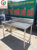 CHẬU RỬA INOX 1 HỌNG CÓ CHỜ