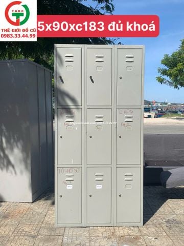 TỦ SẮT LOCKER 9 Ô