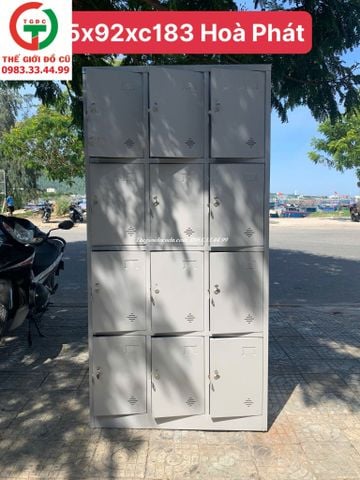 TỦ SẮT LOCKER 12 Ô SẮT THÉP HOÀ PHÁT