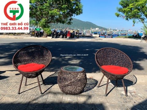 BỘ BÀN GHẾ CAFE SÂN VƯỜN