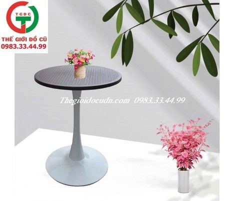 BÀN TRÀ CAFE CHÂN SẮT MẶT ĐÁ NHÂN TẠO NHIỀU MÀU