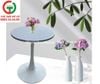 BÀN TRÀ CAFE CHÂN SẮT MẶT ĐÁ NHÂN TẠO NHIỀU MÀU