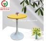 BÀN TRÀ CAFE CHÂN SẮT MẶT ĐÁ NHÂN TẠO NHIỀU MÀU