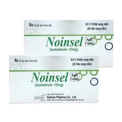 Thuốc Điều trị mụn Noinsel 10mg hàn quốc có tốt không? Mua ở đâu? Giá bao nhiêu ?