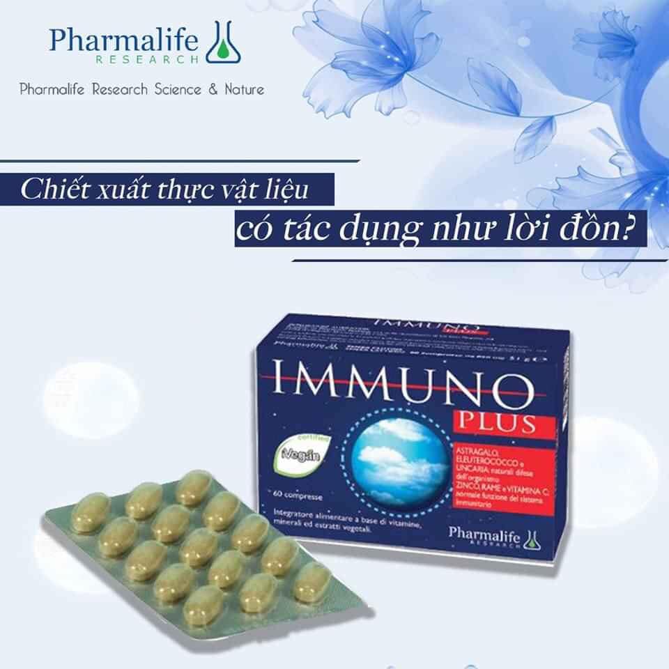 Viên uống tăng đề kháng Immuno Plus Pharmalife 60 viên Italia có tốt k –  Mua thuốc tiết kiệm - Minh Minh Pharmacy, R6 Royal city, 72 Nguyễn Trãi, P  thượng Đình,