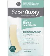 Miếng dán trị sẹo ScarAway Long Silicone Scar Sheets 6 miếng giá bao nhiêu?