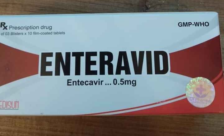 Thuốc ENTERAVID 0,5 mg (Entecavir) giá bao nhiêuMua ở đâu