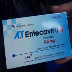 Thuốc A.T Entercavir 0.5mg mua ở đâu | Thuốc Entercavir STADA 0,5 mg giá bao nhiêu