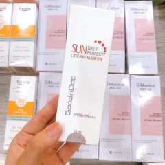 Kem chống nắng GoodnDoc Daily Perfect Sun Cream 50ml của Hàn Quốc mua ở đâu? Giá bao nhiêu? Có tốt không