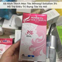 Thuốc xịt mọc tóc Minoxyl solution 3, minoxyl solution 5 Hàn Quốc có tốt không? Minoxyl solution 3 giá bao nhiêu?