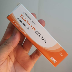 Gel trị mụn Tazoretin 0.3% có tốt không? Thuốc Tazoretin giá bao nhiêu? Tazoretin Gel review