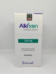 Thuốc Alkixen 250mg Crizotinib điều trị ung thư phổi hộp 60 viên