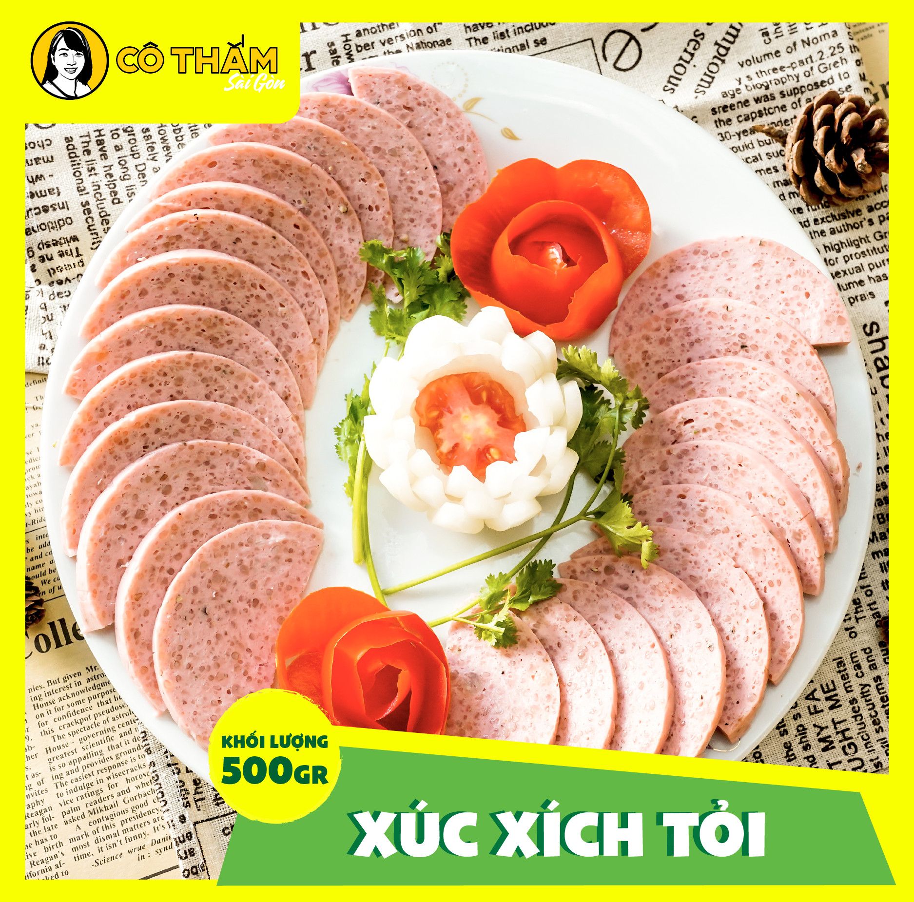 XÚC XÍCH TỎI Cô Thắm (500g)