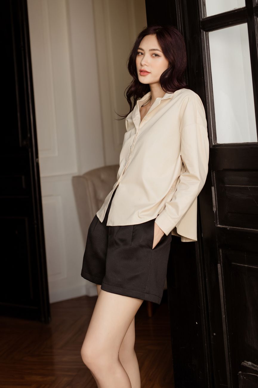 Áo Len Gile Liền Áo Sơ Mi Trắng Tay Phồng Có Logo Style Học Sinh  Smide  Clothing  Shopee Việt Nam