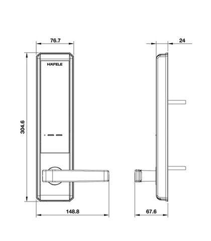 Khóa điện tử HAFELE EL7200-TC
