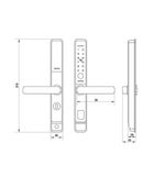 Khóa điện tử HAFELE DL6600