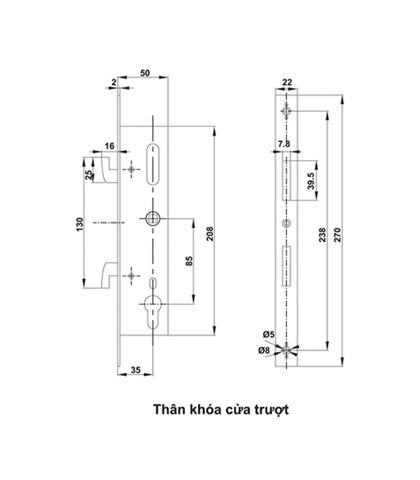 Khóa điện tử HAFELE EL6500-TCS